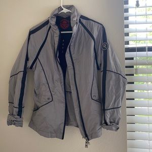 Ariat windbreaker jacket with adjustable waist